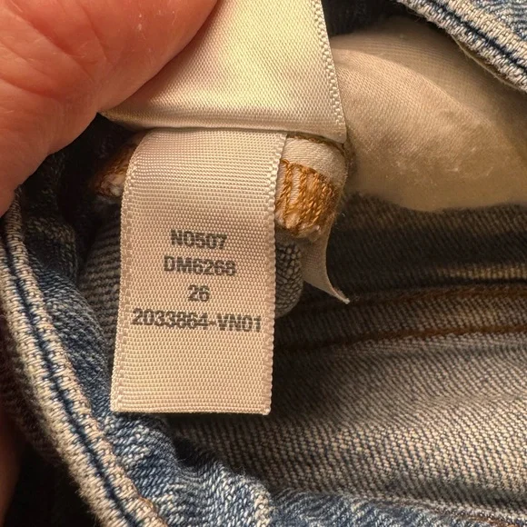 Madewell Wide Leg Curvy Perfect Vintage Jeans Womens 26 Medium Wash High Rise - Picture 8 of 9